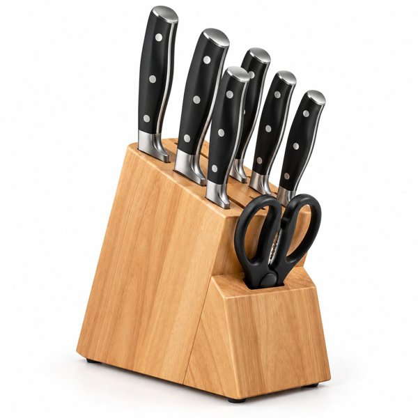 6-Piece Knife Set with Block
