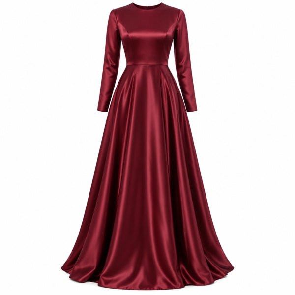 Satin Evening Dress