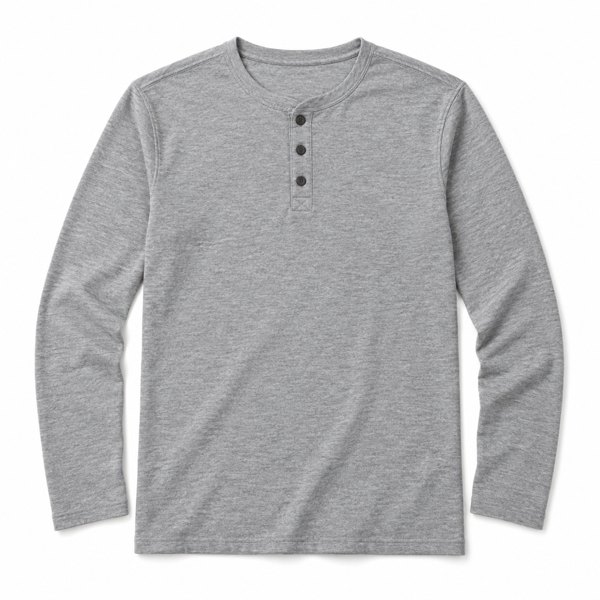 Men's Long-Sleeve Henley