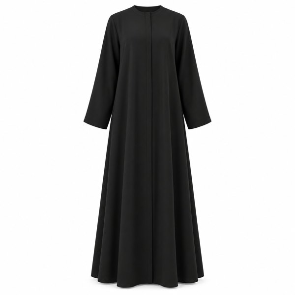 Plain Crepe Abaya