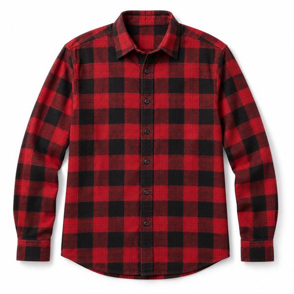 Men's Plaid Flannel Shirt