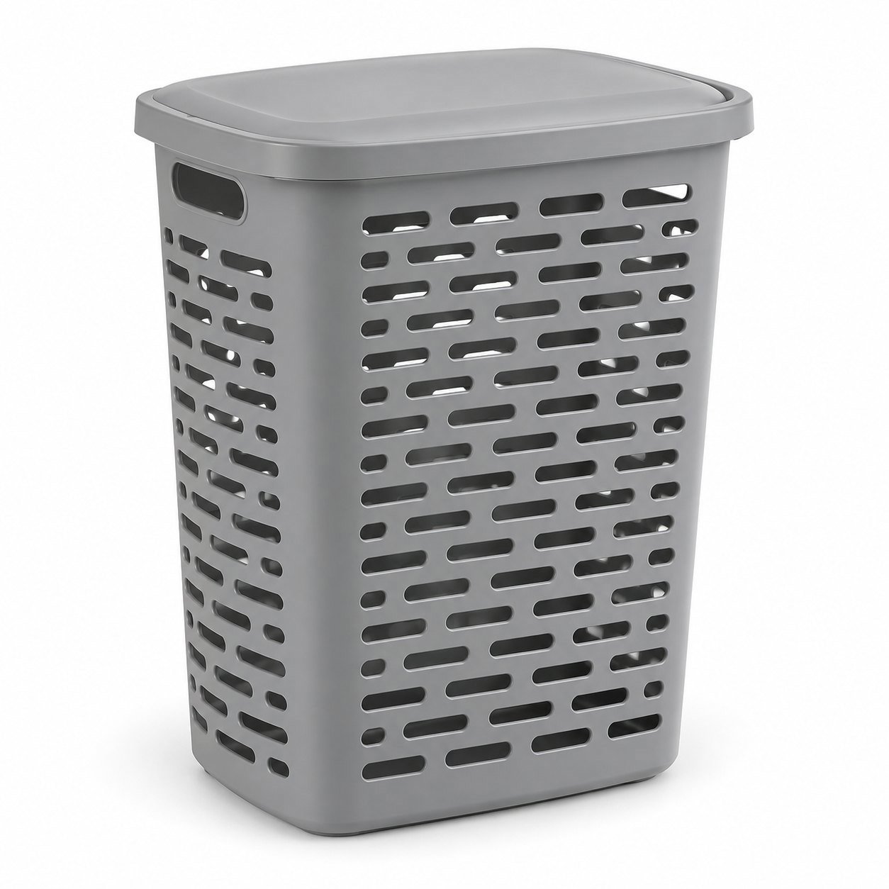 Laundry Basket with Lid 60 L