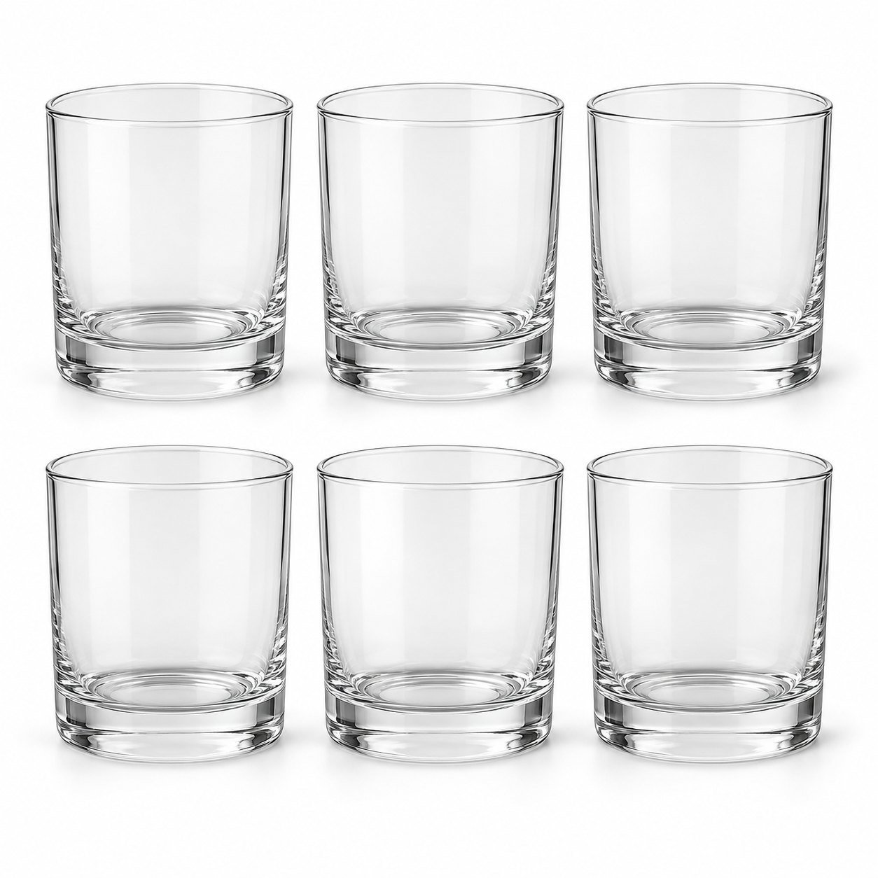 6-Piece Glass Tumbler Set