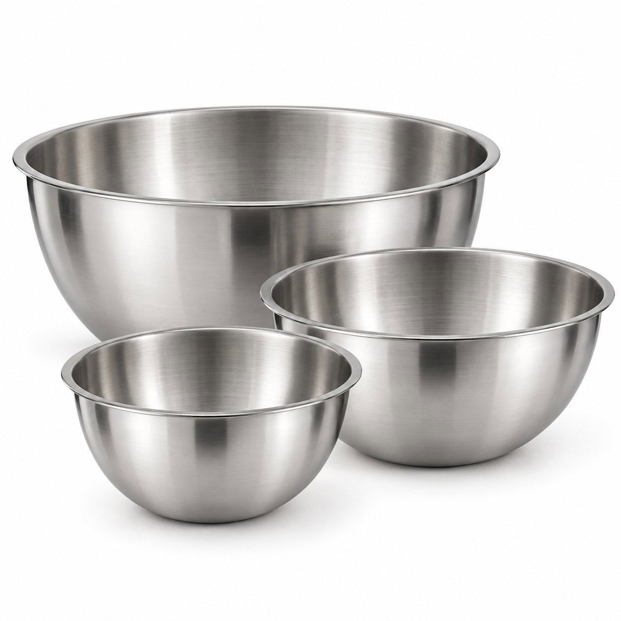3-Piece Stainless Mixing Bowls