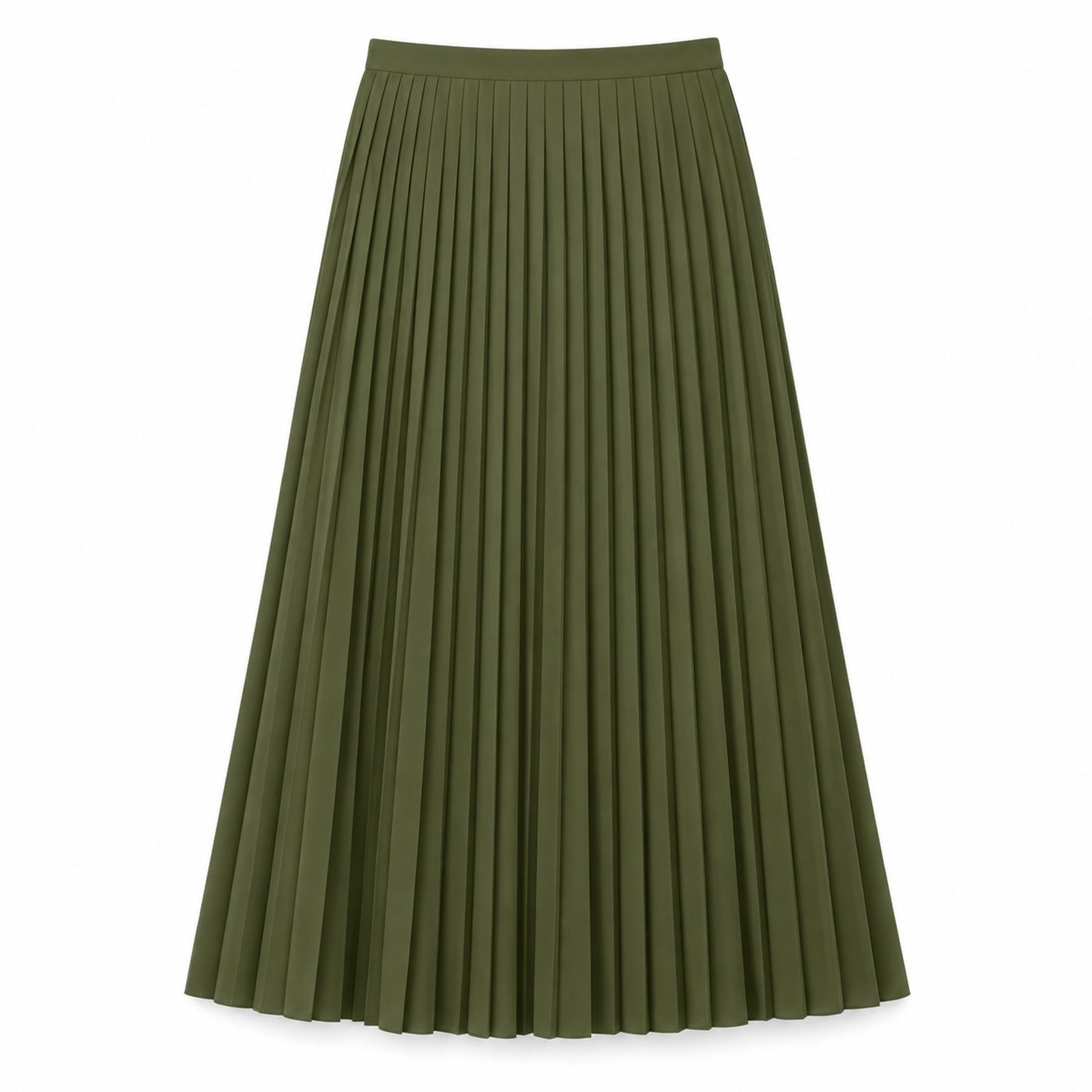 Pleated Midi Skirt